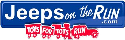 Jeeps on the Run Toys for Tots Run logo