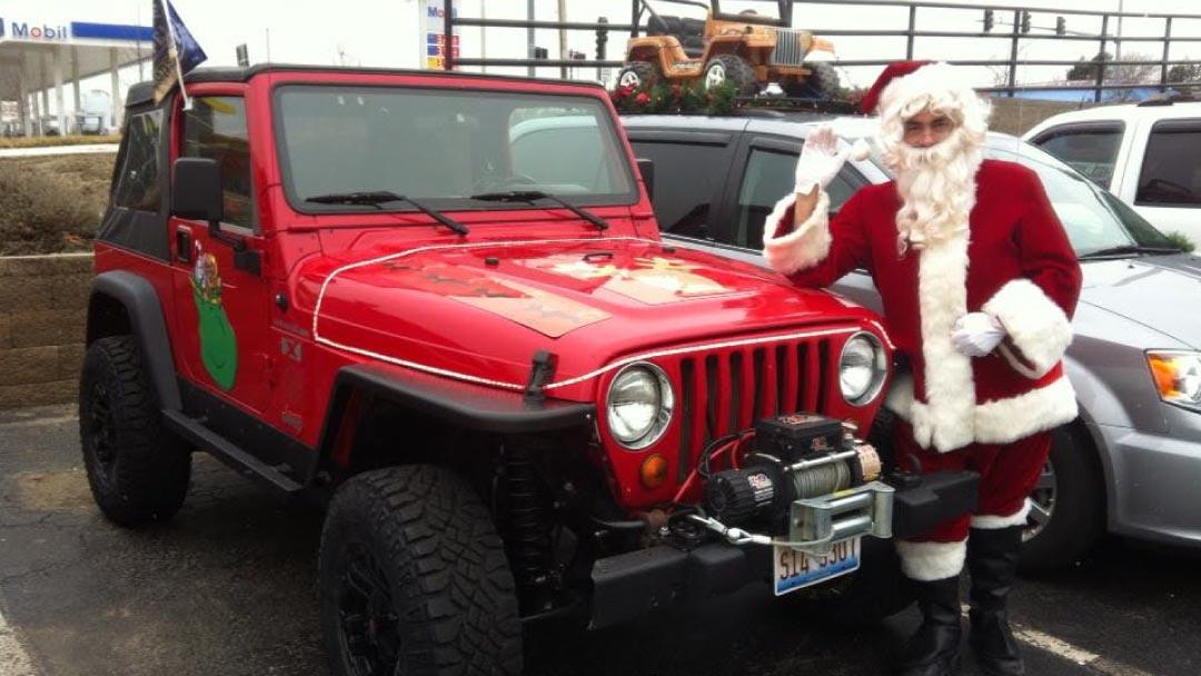 Nick Buriegi as our Toys for Tots Santa