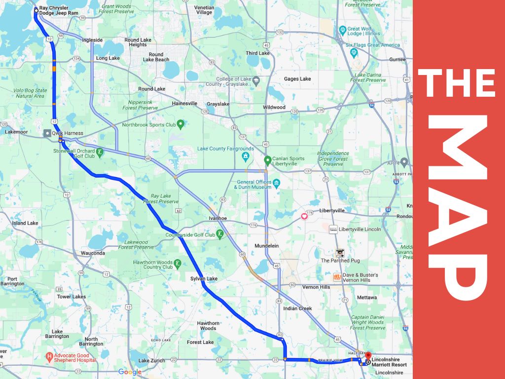 JOTR Route Map