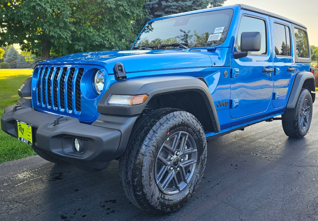 2023 blue Jeep Wrangler