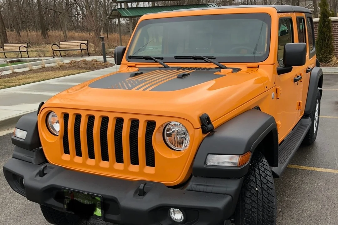 Orange Jeep